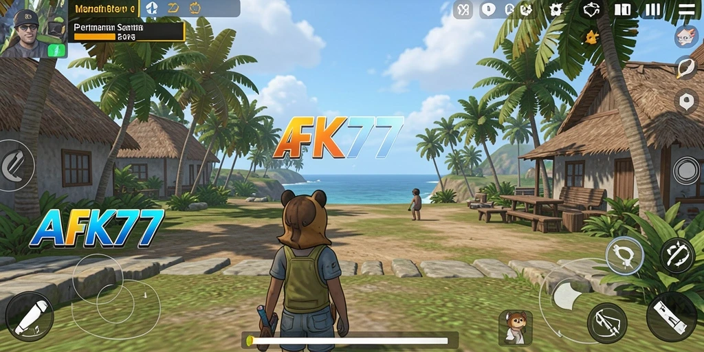 Tampilan gameplay AFK77 yang menarik dan menghibur.