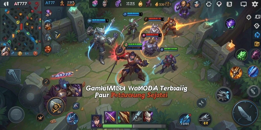 Gameplay AT777 yang memukau dan seru saat bertempur.