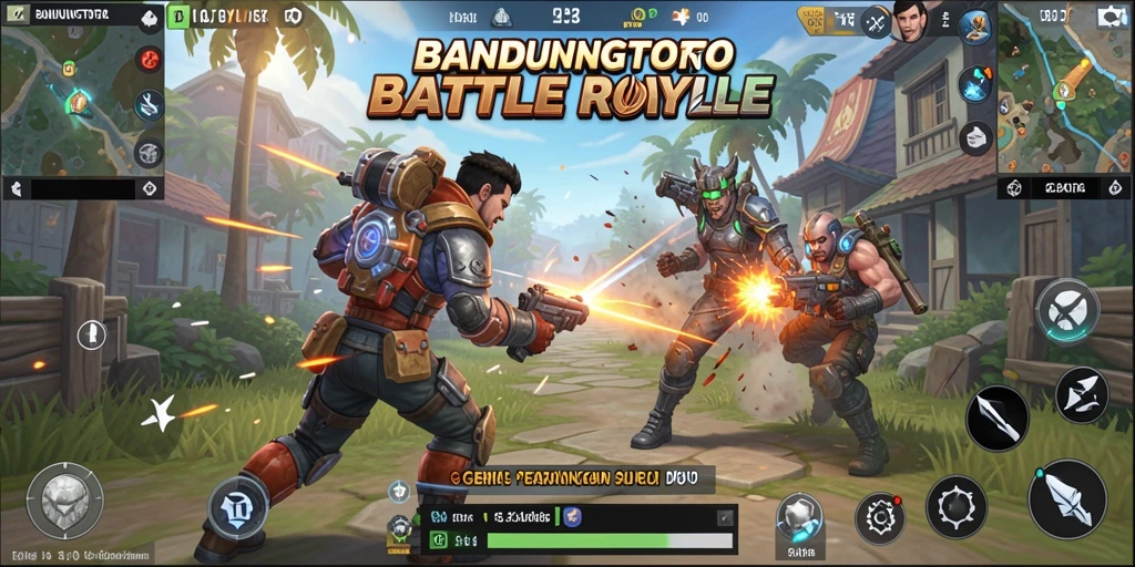 Screenshot gameplay dari BANDUNGTOTO menampilkan aksi pertempuran yang mendebarkan.