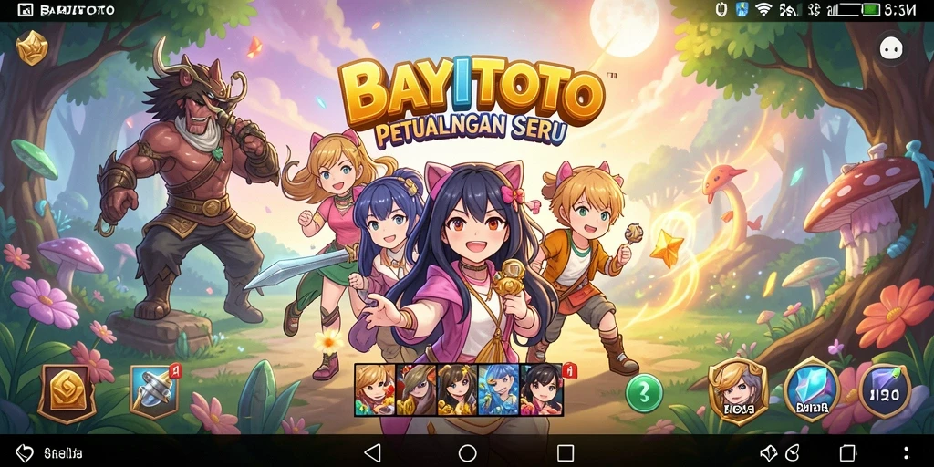 Tampilan gameplay BAYITOTO yang menawan dan penuh warna.