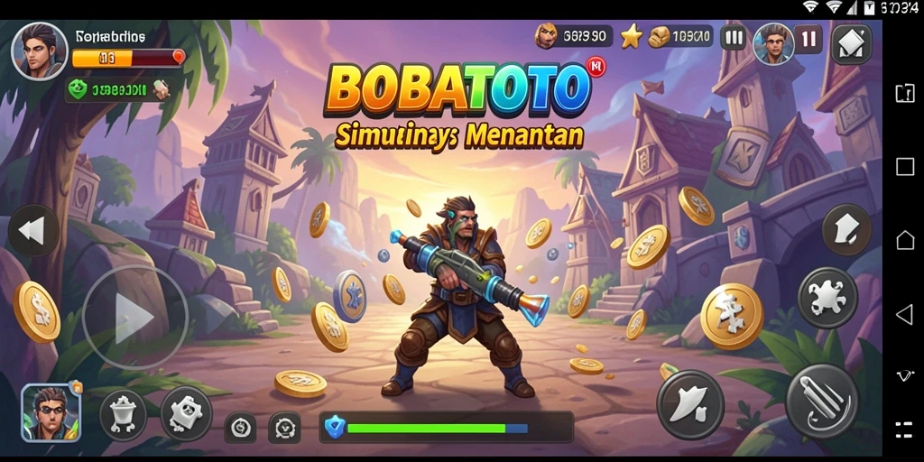 Tampilan gameplay seru dan menantang di BOBATOTO.