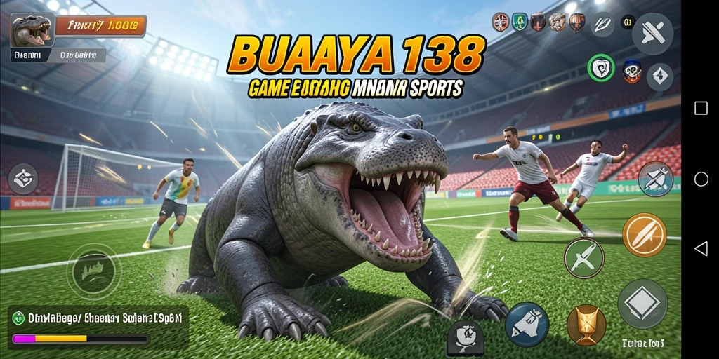 Tampilan menarik dari gameplay olahraga di BUAYA138.