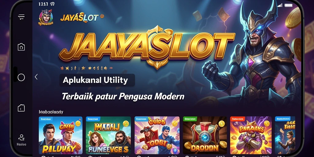 Tampilan utama JAYASLOT dengan antarmuka pengguna yang intuitif.