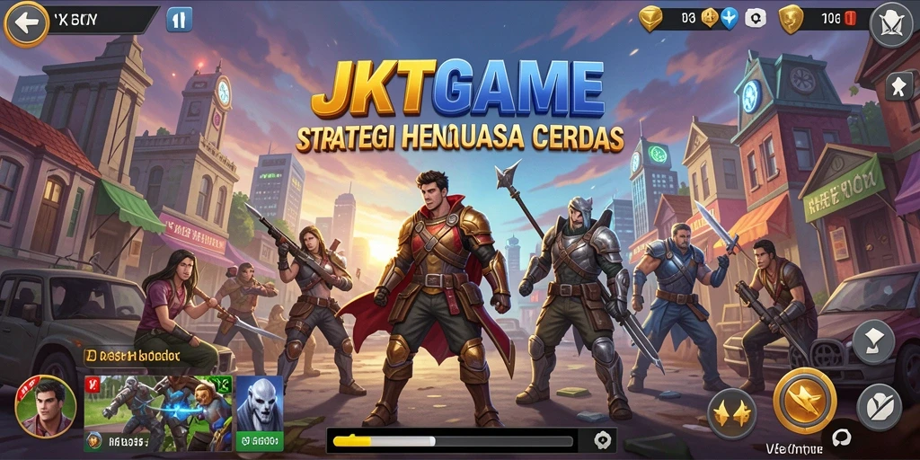 Screenshot gameplay JKTGAME yang menampilkan pertempuran seru.