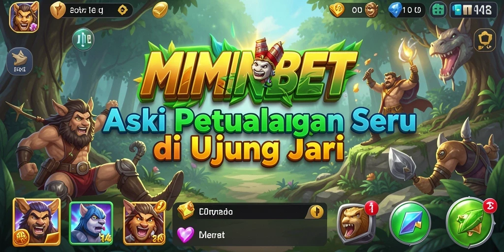 Tampilan mendebarkan dari gameplay MIMINBET yang penuh aksi.