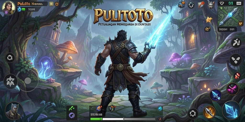 Tampilan gameplay PULITOTO yang penuh petualangan dan tantangan menarik.