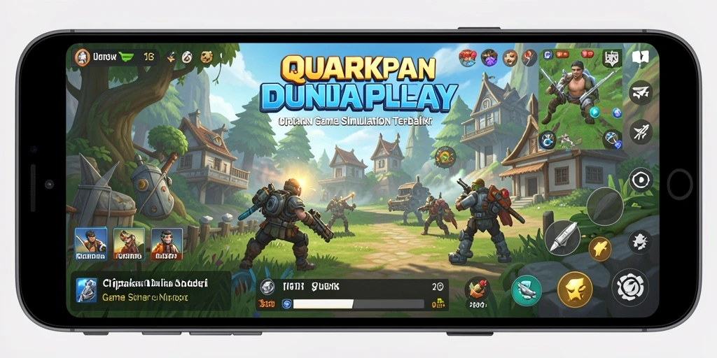 Tampilan gameplay QUARKPLAY dengan grafis menawan dan interaksi yang menarik.