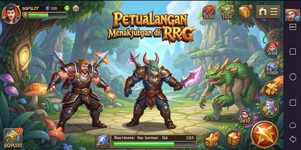 Screenshot SGPSLOT menampilkan gameplay RPG yang mendebarkan dan visual menawan.